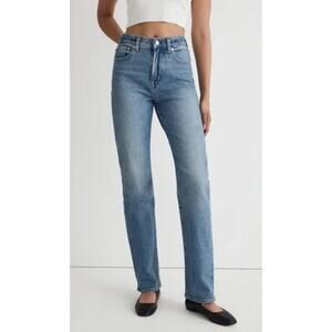 Madewell The Perfect Vintage Jeans High Rise Tapered Light Wash Denim NWOT 27